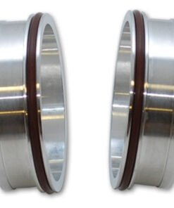 Vibrant Vanjen Aluminum Weld Fittings for 3.5in OD Tubing (for use with part #12567) - Sold In Pairs