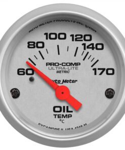 Autometer Ultra-Lite 52mm 60-170 Deg C Electronic Oil Temperature Gauge
