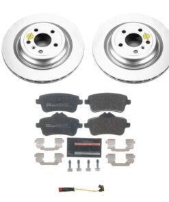 Power Stop 2018 Mercedes-Benz GLE350 Rear Euro-Stop Brake Kit