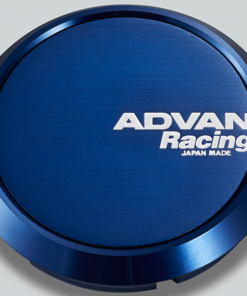 Advan 73mm Flat Centercap - Blue Anodized