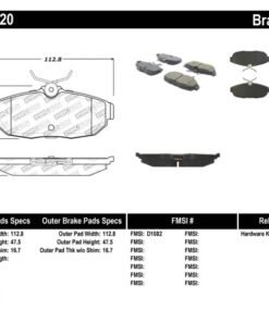 StopTech Performance 05-09 Ford Mustang Cobra/Mach 1 V6/GT / 10 Shelby/Shelby GT Rear Brake Pads