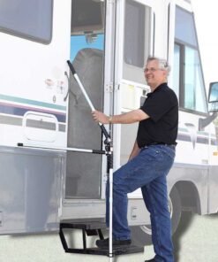 Torklift A7621 GlowGuide Handrail for Campers and RVs with GlowStep Scissor Steps