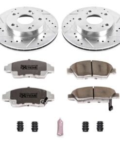 Power Stop 06-11 Honda Civic Front Z26 Street Warrior Brake Kit