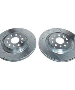 Power Stop 20-21 Chevrolet Corvette Rear Evolution Drilled & Slotted Rotor - Pair