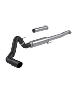 MBRP 2021+ Ford F150 2.7L/3.5L Ecoboost 4" Black-Coated AL Steel Cat-Back - RACE VERSION