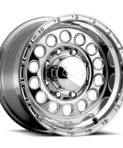 Raceline 887 Rock Crusher 17x9in / 6x139.7 BP / 0mm Offset / 107.95mm Bore - Polished Wheel