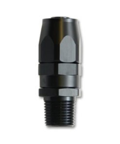 Vibrant -10AN Male NPT Straight Hose End Fitting - 1/2 NPT