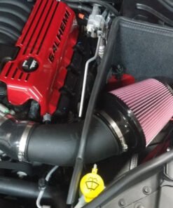 JLT 12-19 Jeep Grand Cherokee SRT8 6.4L Black Textured Cold Air Intake Kit w/Red Filter
