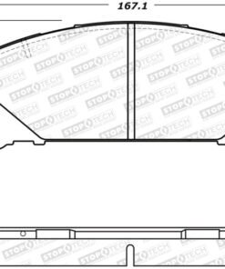 StopTech Performance 10-17 Lexus RX350 Front Brake Pads