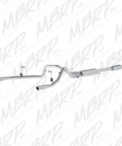 MBRP 2015 Ford F-150 5.0L 3in Cat Back Dual Split Rear Exit T409 Exhaust System
