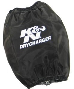 K&N Black DryCharger Round Tapered Air Filter Wrap 5.5in Base ID x 4.5in Top ID x 6.5in H