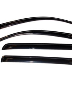 AVS 07-18 Toyota Tundra Crewmax Ventvisor Outside Mount Window Deflectors 4pc - Smoke