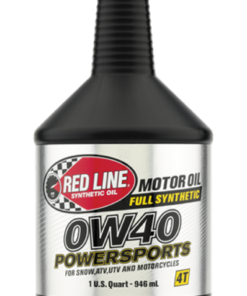 Red Line 0W40 Motor Oil Quart (For Four-Stroke Dirt Bikes/ ATVs/) - Case of 12