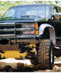 Bushwacker 88-99 Chevy C1500 Cutout Style Flares 2pc - Black
