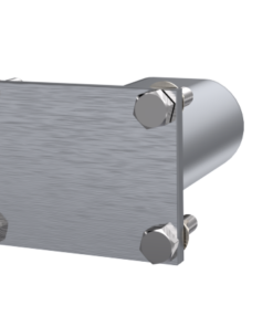 QTP 3in Weld-On QTEC Low Profile Conncetion Oval Tube Kit