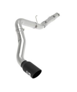 aFe ATLAS 5in DPF-Back Alum Steel Exhaust System w/ Black Tip 19-20 Ram Diesel Trucks L6-6.7L (td)