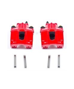 Power Stop 06-10 Jeep Commander Rear Red Calipers w/o Brackets - Pair