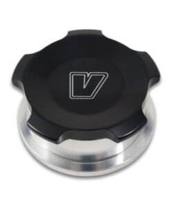 Vibrant 1.5in OD Aluminum Weld Bungs w/ Polished Aluminum Threaded Cap (incl. O-Ring)