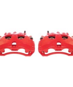 Power Stop 09-10 Dodge Ram 2500 Front Red Calipers w/Brackets - Pair