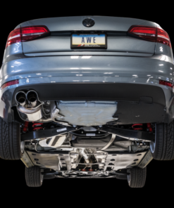 AWE Tuning 09-14 Volkswagen Jetta Mk6 1.4T Touring Edition Exhaust - Chrome Silver Tips