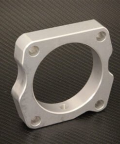Torque Solution Throttle Body Spacer (Silver): Acura TL 2004-2007