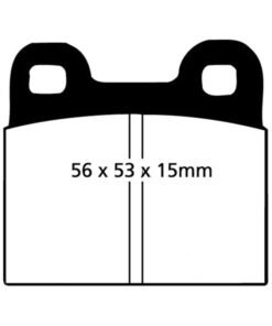 EBC 71-79 Volkswagen Beetle 1.3 (1300) Yellowstuff Front Brake Pads