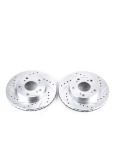 Power Stop 02-06 Acura RSX Front Evolution Drilled & Slotted Rotors - Pair