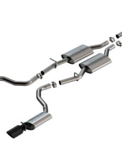 Borla 19-23 Dodge Charger GT 3.6L V6 RWD ATAK Catback Exhaust - Black Chrome Tips