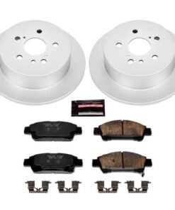 Power Stop 04-10 Toyota Sienna Rear Z17 Evolution Geomet Coated Brake Kit