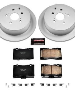 Power Stop 10-15 Lexus RX350 Rear Z17 Evolution Geomet Coated Brake Kit