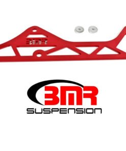 BMR 16-17 6th Gen Camaro Steel Driveshaft Tunnel Brace - Red
