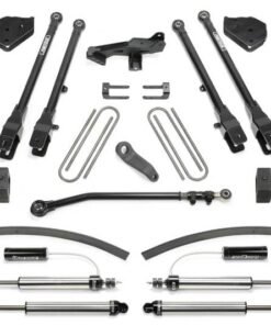 Fabtech 17-20 Ford F250/350 4WD Diesel 8in 4 Link System w/DL 2.25 Resi Shocks & Rear DL Shocks