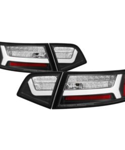 Spyder 09-12 Audi A6 LED Tail Lights - Black (ALT-YD-AA609-LED-BK)