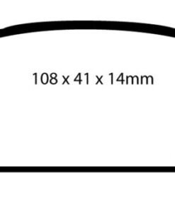EBC 02-06 Subaru Baja 2.5 Redstuff Rear Brake Pads