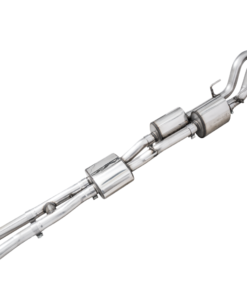 AWE 16-22 Toyota Tacoma 0FG Catback Exhaust w/ BashGuard - Dual Diamond Black Tips