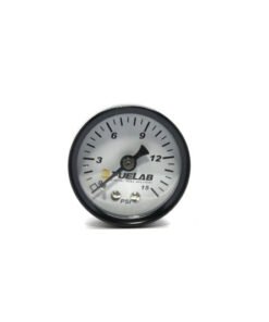 Fuelab 1.5in Carb Fuel Pressure Gauge - Range 0-15 PSI