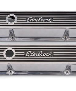 Edelbrock Valve Cover Elite II Series Chevrolet 1959-1986 262-400 CI V8 Low Polished