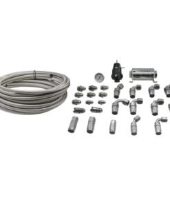 DeatschWerks 2006+ Hemi X2 Series Pump Module -8AN Feed w/ -6AN Return PTFE Plumbing Kit
