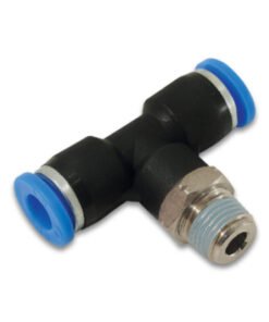Vibrant Male Tee 1-Touch Fitting for 5/32in OD Tube (1/8in NPT)