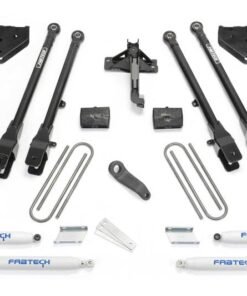 Fabtech 17-20 Ford F250/350 4WD Diesel 6in 4 Link System w/Perf. Shocks