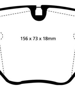 EBC 00-04 BMW M5 5.0 (E39) Redstuff Front Brake Pads
