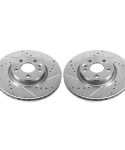 Power Stop 12-15 Land Rover Range Rover Evoque Front Evolution Drilled & Slotted Rotors - Pair