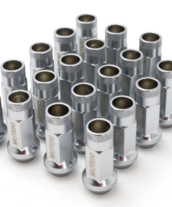 Wheel Mate 12x1.25 48mm Muteki SR48 Silver Open End Lug Nuts