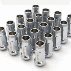 Wheel Mate 12x1.25 48mm Muteki SR48 Silver Open End Lug Nuts