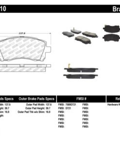 StopTech Performance 02-03 WRX Front Brake Pads
