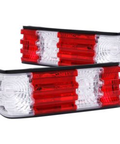 ANZO 1986-1991 Mercedes Benz S Class W126 Taillights Red/Clear