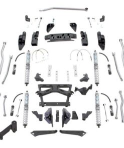 Rubicon Express 3.5"- 5.5" Extreme Duty 4-Link Front and Rear Long Arm Coilover Kit w/ FOX Shocks for 2007-2018 Jeep Wrangler JK Unlimited/ Wrangler JK