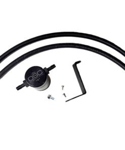 J&L 16-21 Infiniti Q50/Q60 3.0T Oil Separator 3.0 Driver Side - Black Anodized
