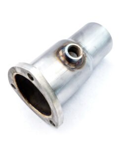 Stainless Works Collector Adapter 3-Bolt 3-1/2in OD Tubing 3-1/2in OD Outlet + O2 Bung