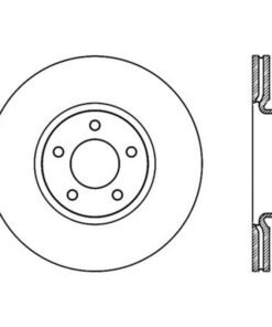 StopTech Power Slot 07-09 Mazdaspeed3 Slotted Left Front Rotor